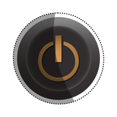On off switch power icon vector illustration graphic design