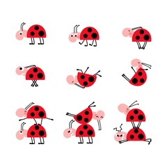 ladybugs in funny situations