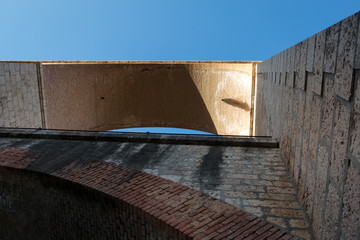 The arches of the bridge