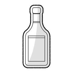 liquor bottle icon image vector illustration design