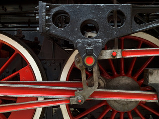 Steam locomotive - detail