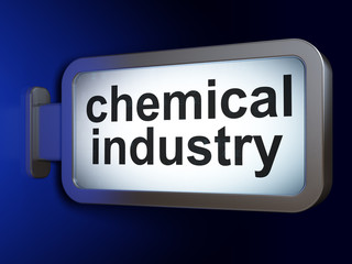 Industry concept: Chemical Industry on billboard background