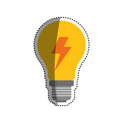 Bulb energy light icon vector illustration graphic design