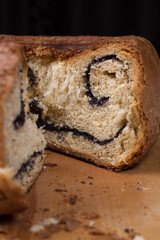 Butter cake with poppy seeds