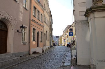 Ulica Kuśnierska w Szczecinie/Kusnierska Street in Szczecin, Western Pomerania, Poland © Pictofotius