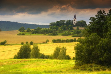 Czech countryside. South Bohemia.