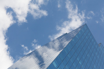 Naklejka na ściany i meble Skyscraper, symbol of corporate business and finance