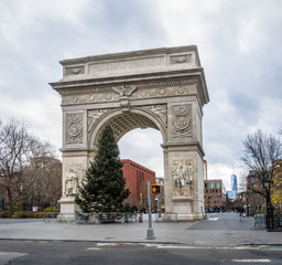 Fototapeta na wymiar Washington Square Park Arch - New York, USA