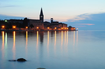 Blick auf Porec in Istrien / Kroatien
