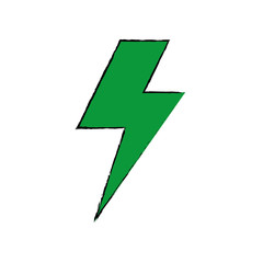 Ray electricity symbol icon vector illustration graphic design