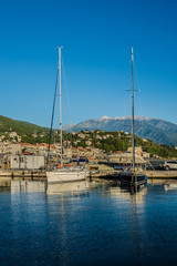 Fototapeta na wymiar Platamonas - sea-side resort and fishermans village. Greece.