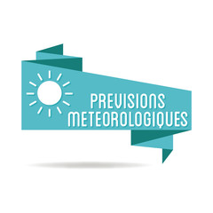 Logo prévisions météorologiques.