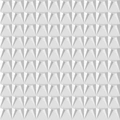 Abstract 3d geometric background. White seamless texture with shadow. Simple clean white background texture. 3D Vector interior wall panel pattern.