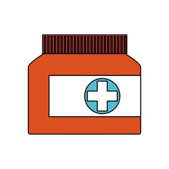 medication package icon image vector illustration design 