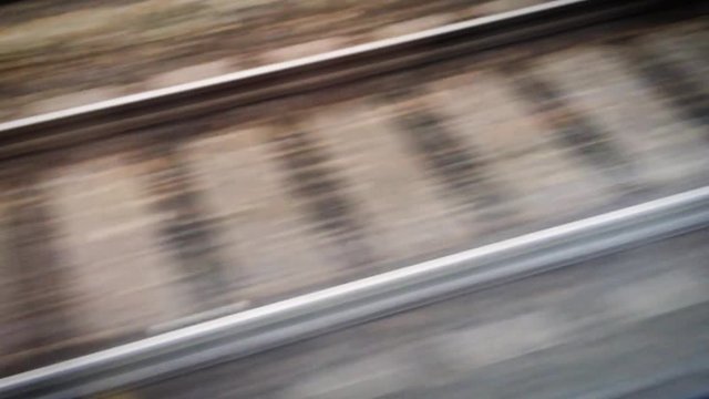 Railway from Moving Train