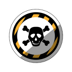danger and warning sign icon vector illustration graphic design