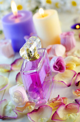 Obraz na płótnie Canvas perfume with a floral aroma
