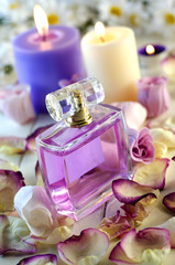 Plakat perfume with a floral aroma