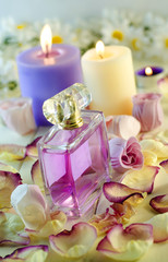 Obraz na płótnie Canvas perfume with a floral aroma