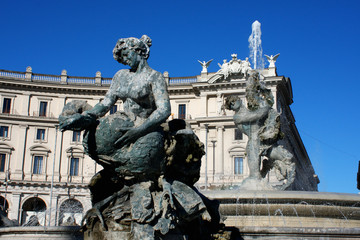 Fototapeta na wymiar Piazza Repubblica, Rome