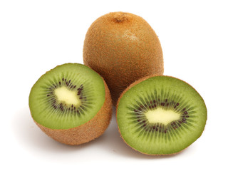 Fototapeta premium 3 kiwi isolated on white background
