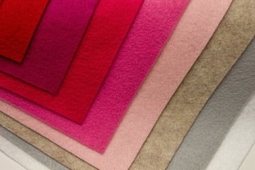 Fototapeta premium Colorful felt background.