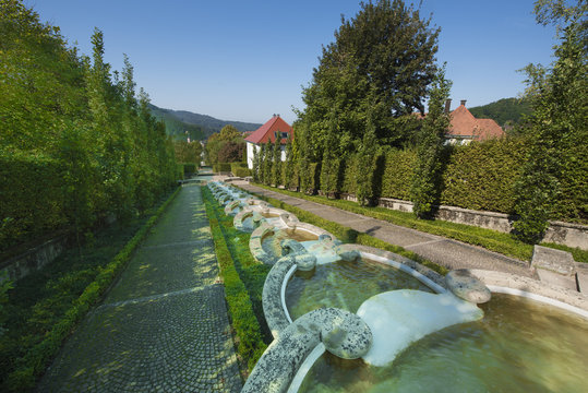 Water paradies at the Merkur mountain_Baden-Baden, Germany