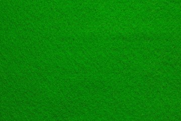 Green felt.