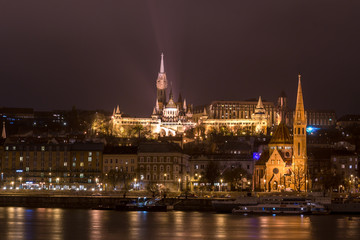 Fototapeta na wymiar Budapest at Night