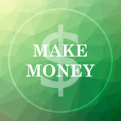 Fototapeta premium Make money icon