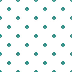 seamless green dot glitter pattern on white background