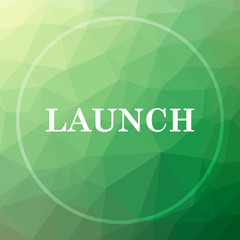 Fototapeta na wymiar Launch icon