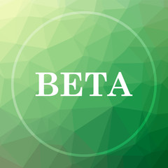 Fototapeta na wymiar Beta icon