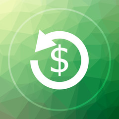Obraz premium Refund icon.