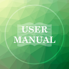 Fototapeta na wymiar User manual icon