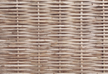 Traditional bamboo weave,soft focus color toned.