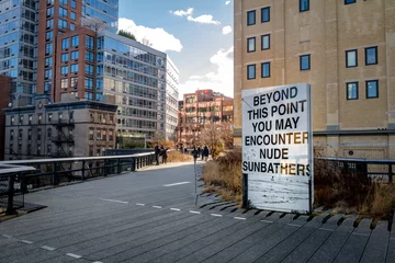 Foto auf Glas High Line Park - New York, USA © diegograndi