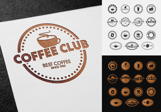 60 Coffee-Themed Labels