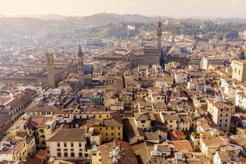 Florence - aerial view of the city