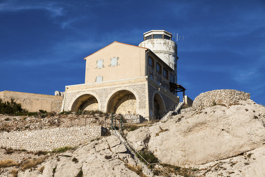 Tower on Frioul archipelago