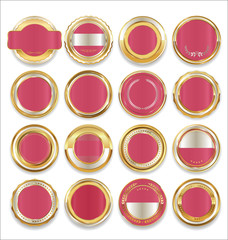 Empty sale ale luxury golden labels collection