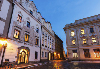 Naklejka na ściany i meble Pernstynske Square in Pardubice