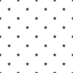 SEAMLESS BLACK STAR GLITTER PATTERN ON WHITE BACKGROUND