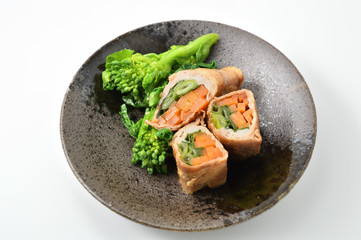 野菜の肉巻き