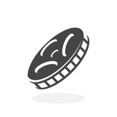 Film Icon. Vector logo on white background