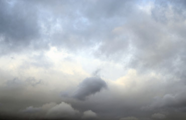 Obraz premium Cloud sky at evening.