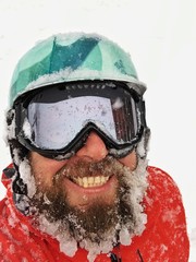 burly beard selfie