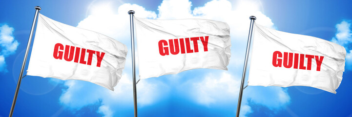 guilty, 3D rendering, triple flags