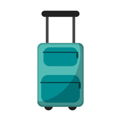 suitcase equipment travel ion vector illustration eps 10