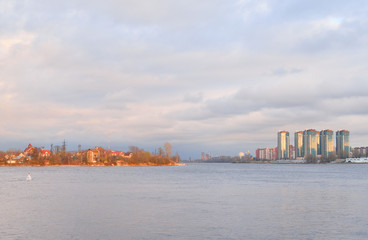 Fototapeta premium View of Neva river, St.Petersburg.